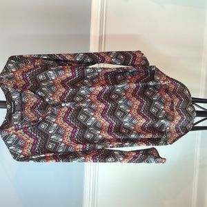 Womens/juniors tunic bohemian top
